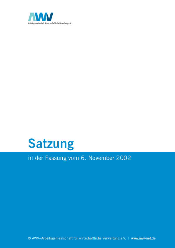 AWV-Satzung